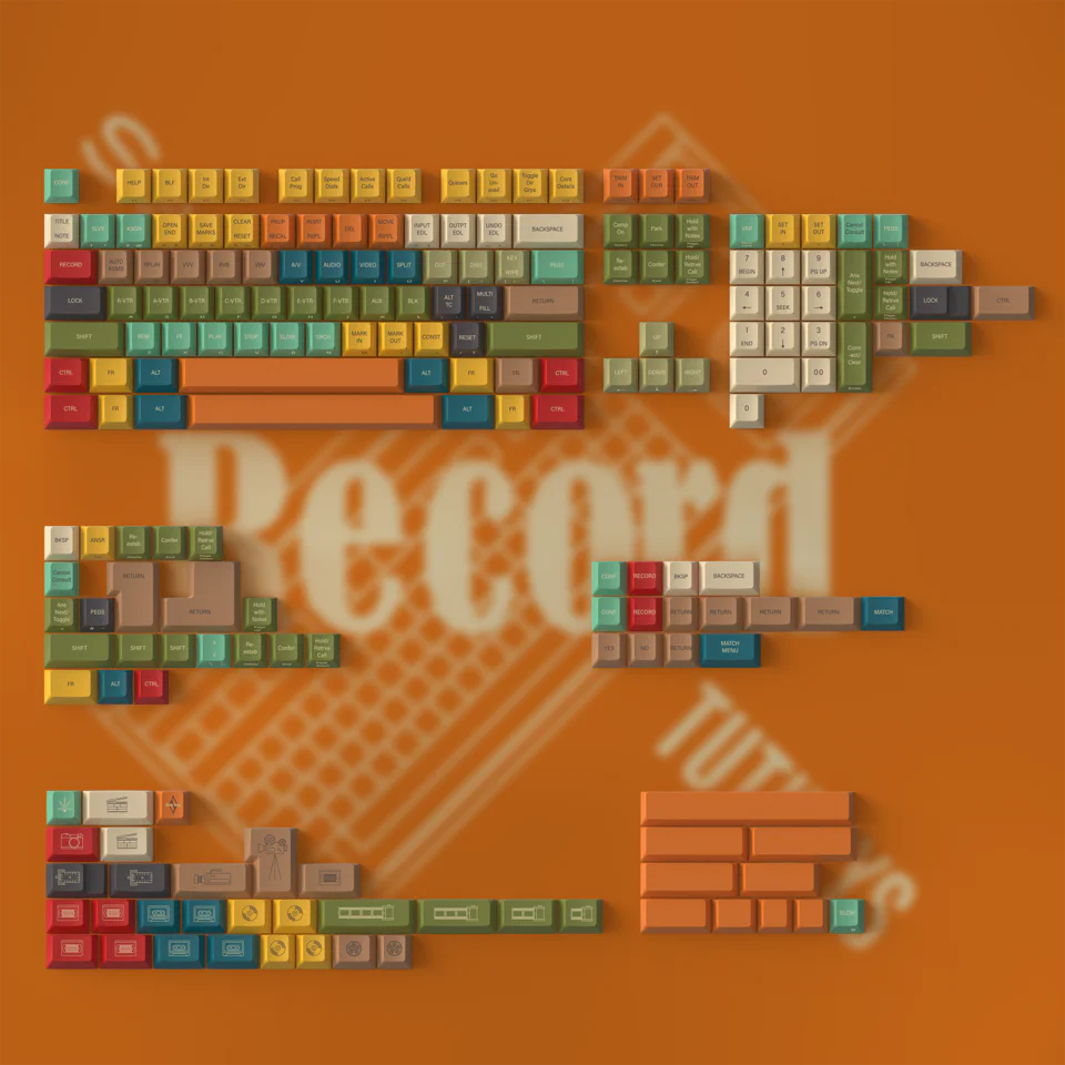 TUT x Sensy Record 键帽 Keycaps