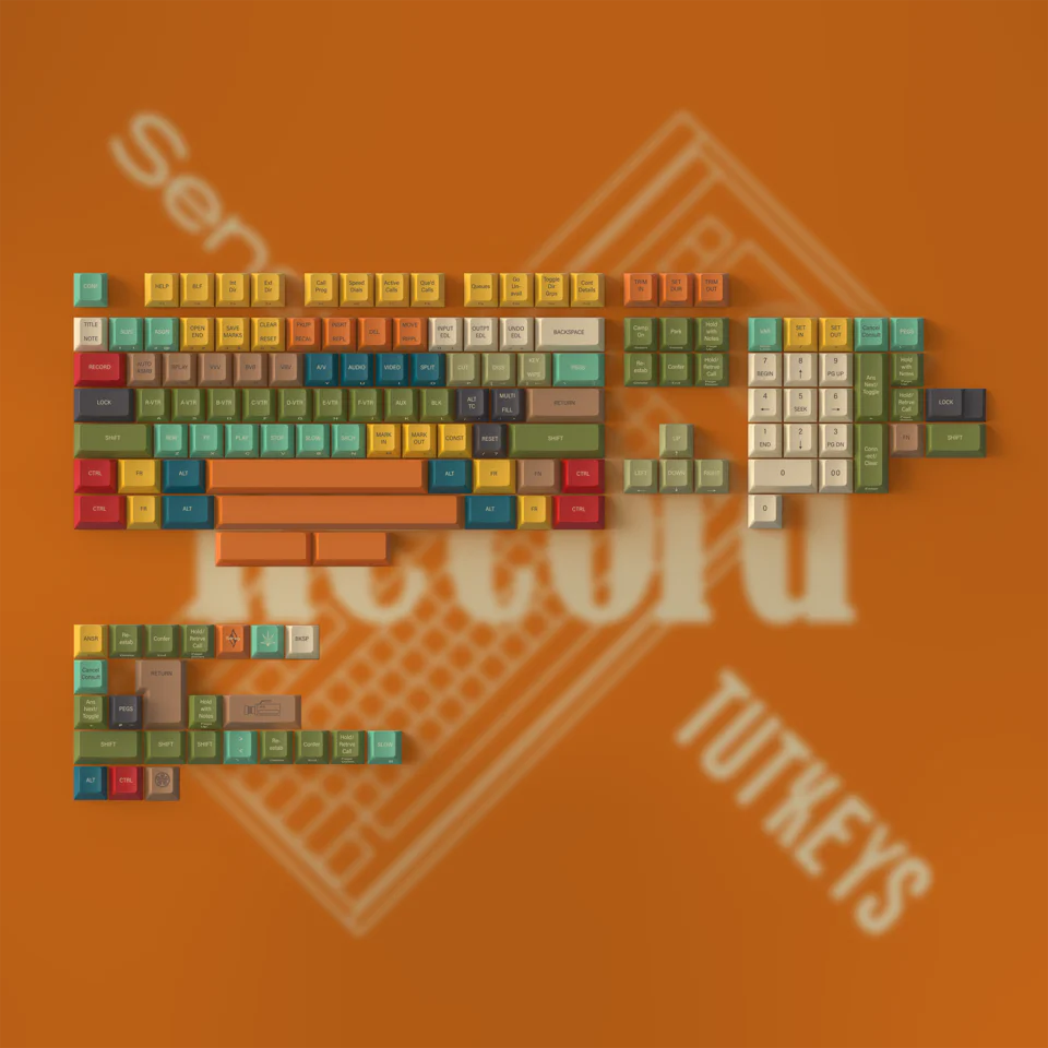 TUT x Sensy Record 键帽 Keycaps